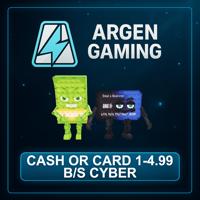 Steal a Brainrot Cash or Card 1-4.99 B/s Cyber