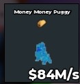 BS13239 Money Money Puggy Diamond 84M/s