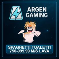 Steal a Brainrot Spaghetti Tualetti 750-999.99 M/s Lava