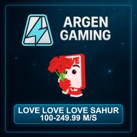 Steal a Brainrot Love Love Love Sahur 100-249.99 M/s