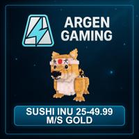 Steal a Brainrot Sushi Inu 25-49.99 M/s Gold