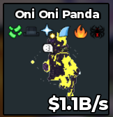 BS13241 Oni Oni Panda Eclipse 1.1B/s