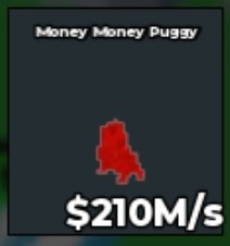 BS13247 Money Money Puggy Rainbow 210M/s