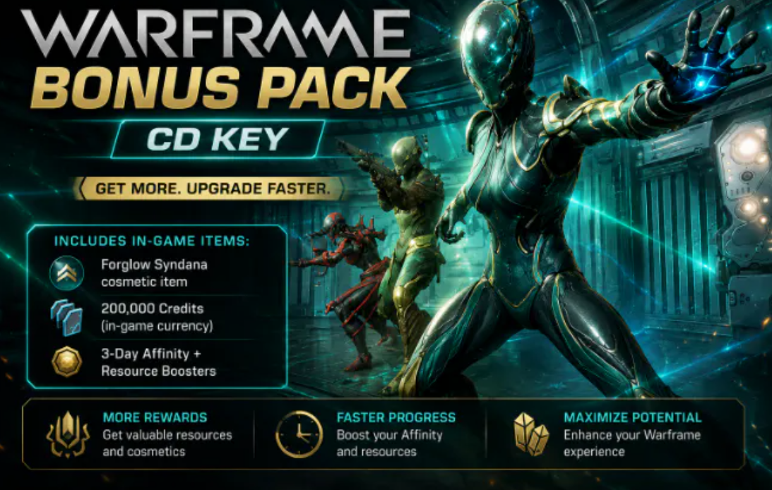 Warframe Bonus Pack CD Key | PC | Fast Delivery ⚡
