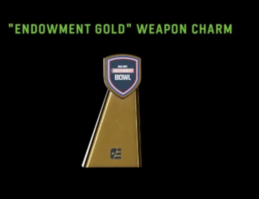 (PC / Xbox) ENDOWMENT GOLD WEAPON CHARM | Cod Warzone 2.0