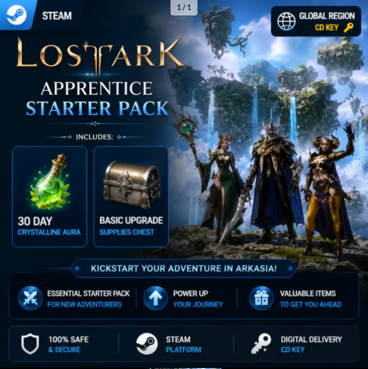 ⚔️ Lost Ark 🌟 Apprentice Starter Pack DLC | Steam CD Key | Fast Delivery ⚡ All Server ⚡ Global
