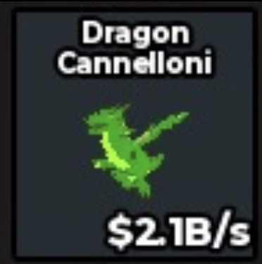 BS13258 Dragon Cannelloni Radioactive 2.1B/s
