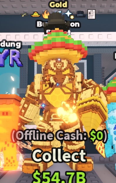GOLD BUMBATRON 4.5B/S (JOB + 6 TRAITS) – STEAL A BRAINROT – FAST DELIVERY & TRUSTED #M8TK2R