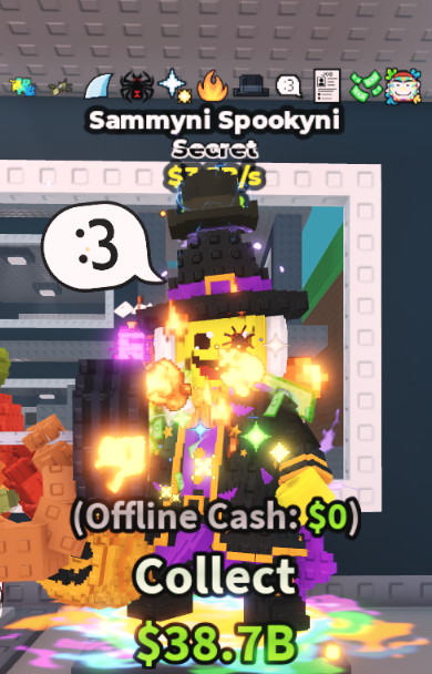 SAMMYNI SPOOKYNI 3.5B/S (MONEY + 10 TRAITS) – STEAL A BRAINROT – FAST DELIVERY & TRUSTED #X2TK8V