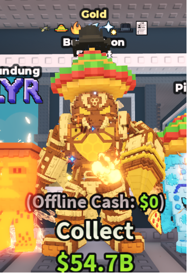 GOLD BUMBATRON 4.5B/S (JOB + 6 TRAITS) – STEAL A BRAINROT – FAST DELIVERY & TRUSTED #M8TK2R