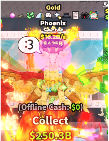GOLD PHOENIX 16.2B/S (MONEY + 9 TRAITS) – STEAL A BRAINROT – FAST DELIVERY & TRUSTED #L3QF7R