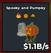 BS13283 Spooky and Pumpky Pumpkin Traits Rare 1.1B/s