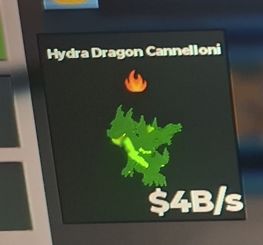 BS13298 Hydra Dragon Cannelloni Radioactive 4B/s