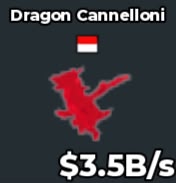 BS13301 Dragon Cannelloni Rainbow 3.5B/s