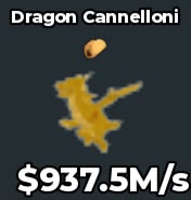 BS13303 Dragon Cannelloni Gold 937.5M/s
