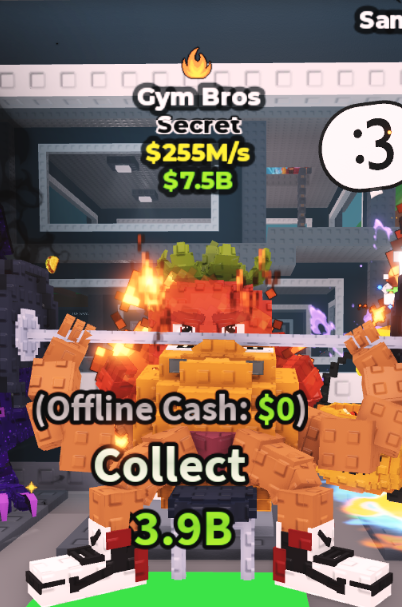 GYM BROS 255M/S (FIRE) – STEAL A BRAINROT – FAST DELIVERY & TRUSTED #S9QX4K