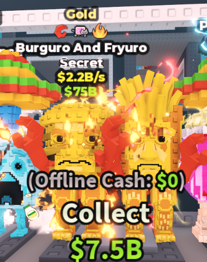 GOLD BURGURO AND FRYURO 2.2B/S (CRAB + 2 TRAITS) – STEAL A BRAINROT – FAST DELIVERY & TRUSTED #J3VF6M