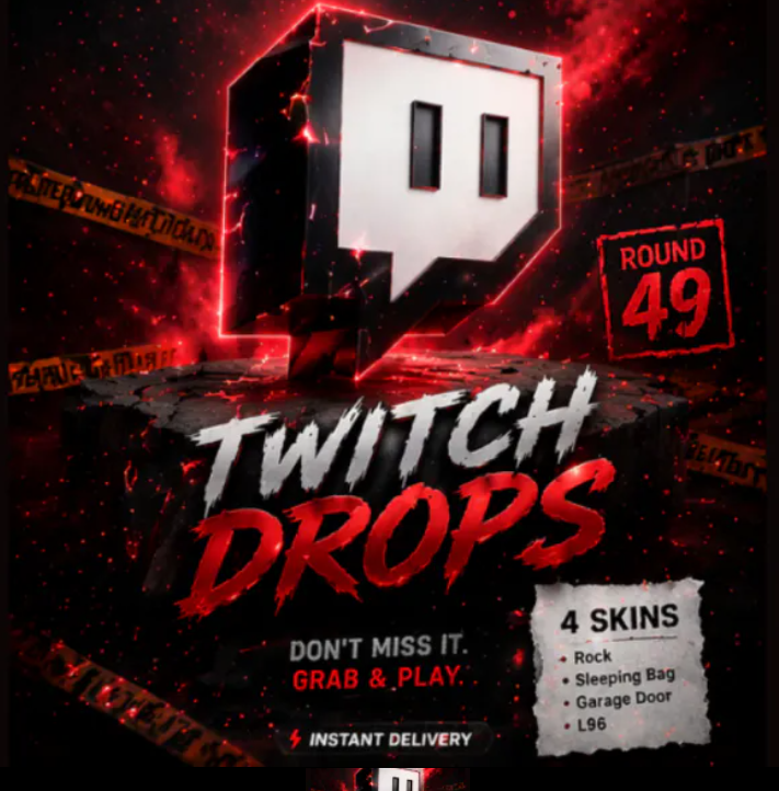 🔴 Rust 49th Drop 🔥 Limited Skins (Rock, Bag, Door, L96) ⏳ Fast Delivery