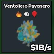 BS13341 Ventoliero Pavonero POVANERO 1B/s