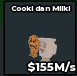 BS13374 Cooki and Milki 155M/s