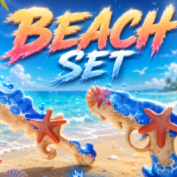 Beach Set ( Beachy + Sands ) - Response Time Under 1 Minute - MM2 - Limited Quantity
