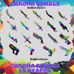 Chroma Weapon Bundle 19 item ( 13 Chroma Sword - 6 Chroma Gun ) - Cheaper Price ! - Fast Delivery