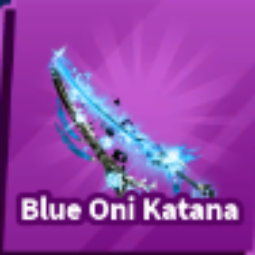 Blue Oni Katana ( Limited ) - Fast Delivery Blade Ball