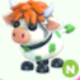 Neon Clover Cow - Adopt Me Fast Delivery