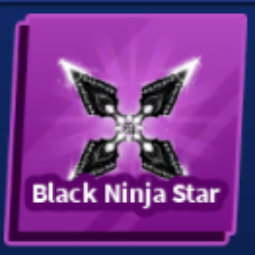 Black Ninja Star ( Limited ) - Fast delivery Blade Ball