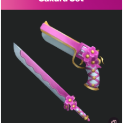 Sakura Set ( Sakura + Blossom ) ( Godly ) - MM2 Fast Delivery