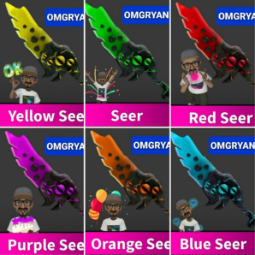Seer Set ( Godly ) - Yellow Purple Orange Red Blue Green