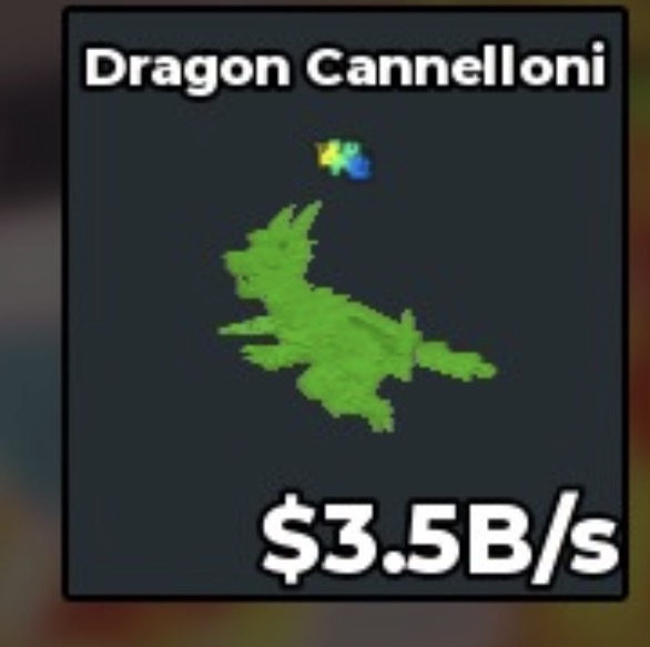 BS13411 Dragon Cannelloni Rainbow 3.5B/s