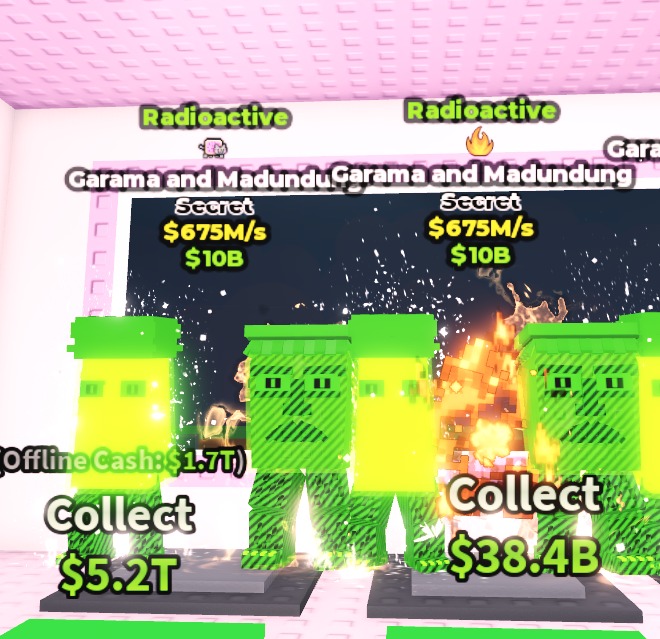 FAST RESPONSE | Radioactive Garama and Madundung $675M/s ( Nyan/Fire Traits ) | 1000% SAFE 🔒 #4972