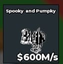 BS13435 Spooky and Pumpky Yin Yang 600M/s
