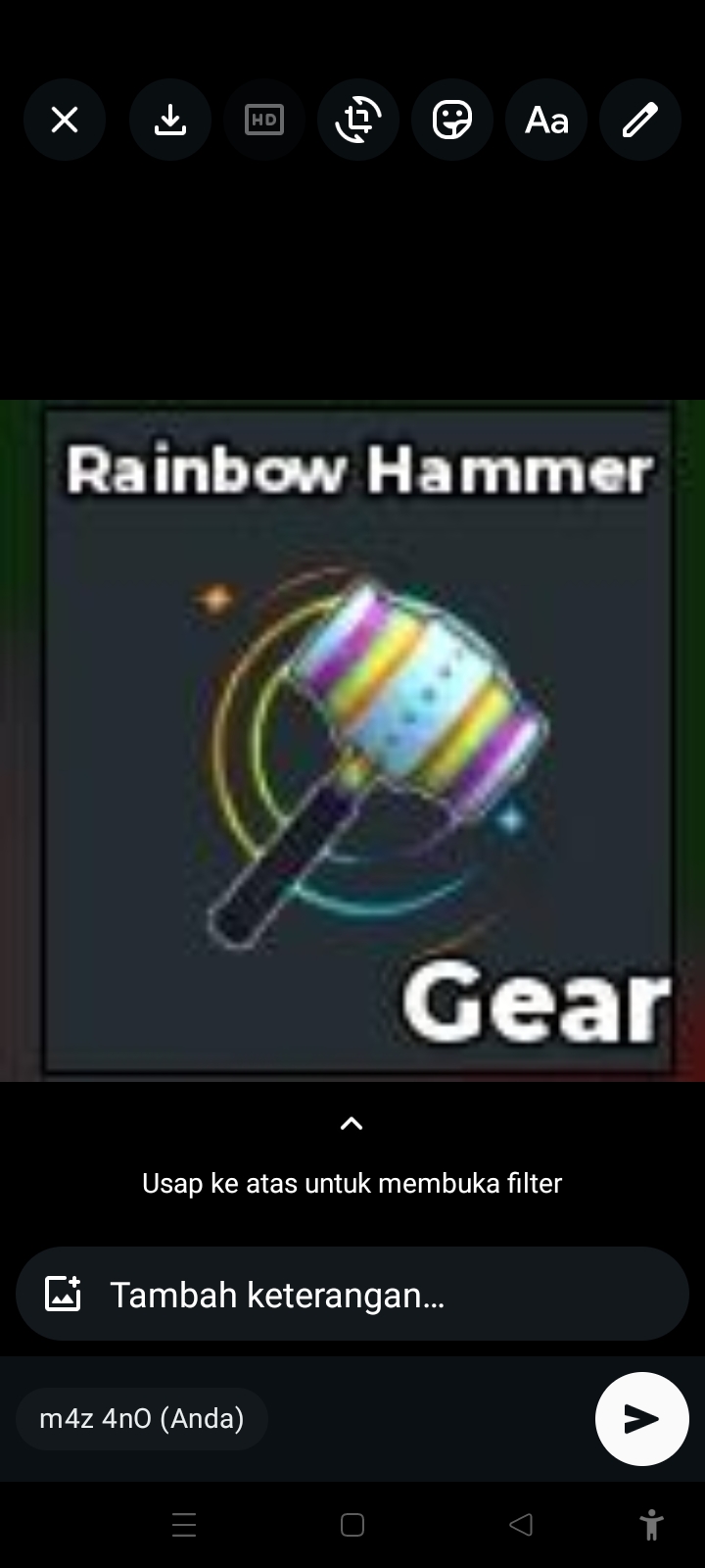 BS13440 RAINBOW HAMMER