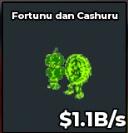 BS13445 Fortunu and Cashuru With Low Exist Radioactive 1.1B/s
