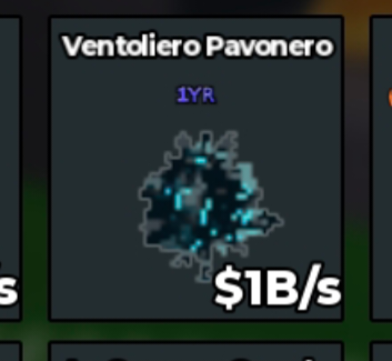 BS13457 Ventoliero Pavonero Cyber 1B/s