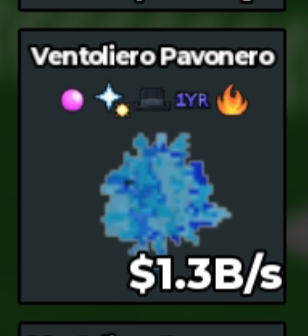BS13459 Ventoliero Pavonero Diamond 1.3B/s