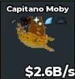 BS13468 Capitano Moby Gold 2.6B/s
