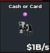 BS13485 Cash or Card Yin Yang 1B/s