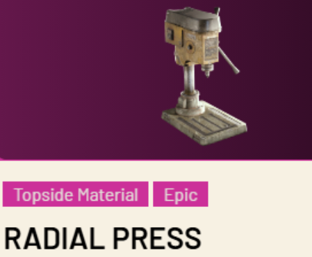 Radial press