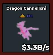 BS13516 Dragon Cannelloni With 1yr Trait Candy 3.3B/s