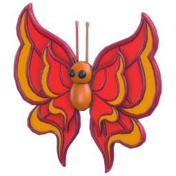 Vermilion Butterfly