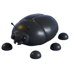 Giant Black Scarab