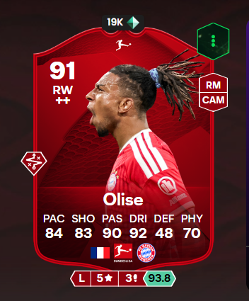 FC 27 Olise (91) POTM SBC (RW) | PS5 & XBOX & PC