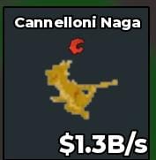 BS13536 Dragon Cannelloni Crab Gold 1.3B/s
