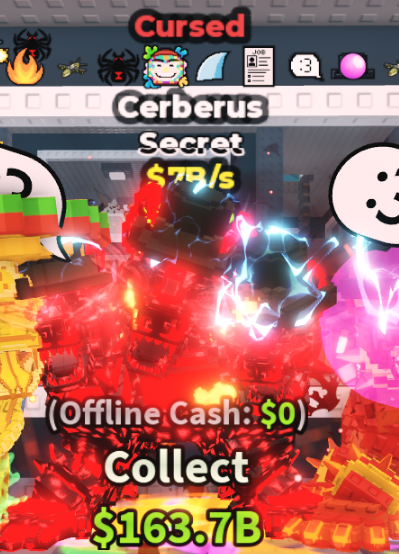 CURSED CERBERUS 7B/S (JOB + 7 TRAITS) – STEAL A BRAINROT – FAST DELIVERY & TRUSTED #J4QW9N