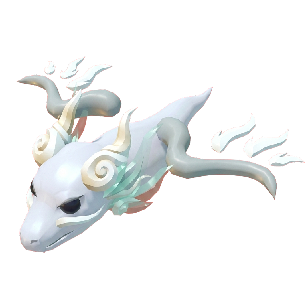 ⭐ FR Halloween White Ghost Dragon - Adopt Me ⭐