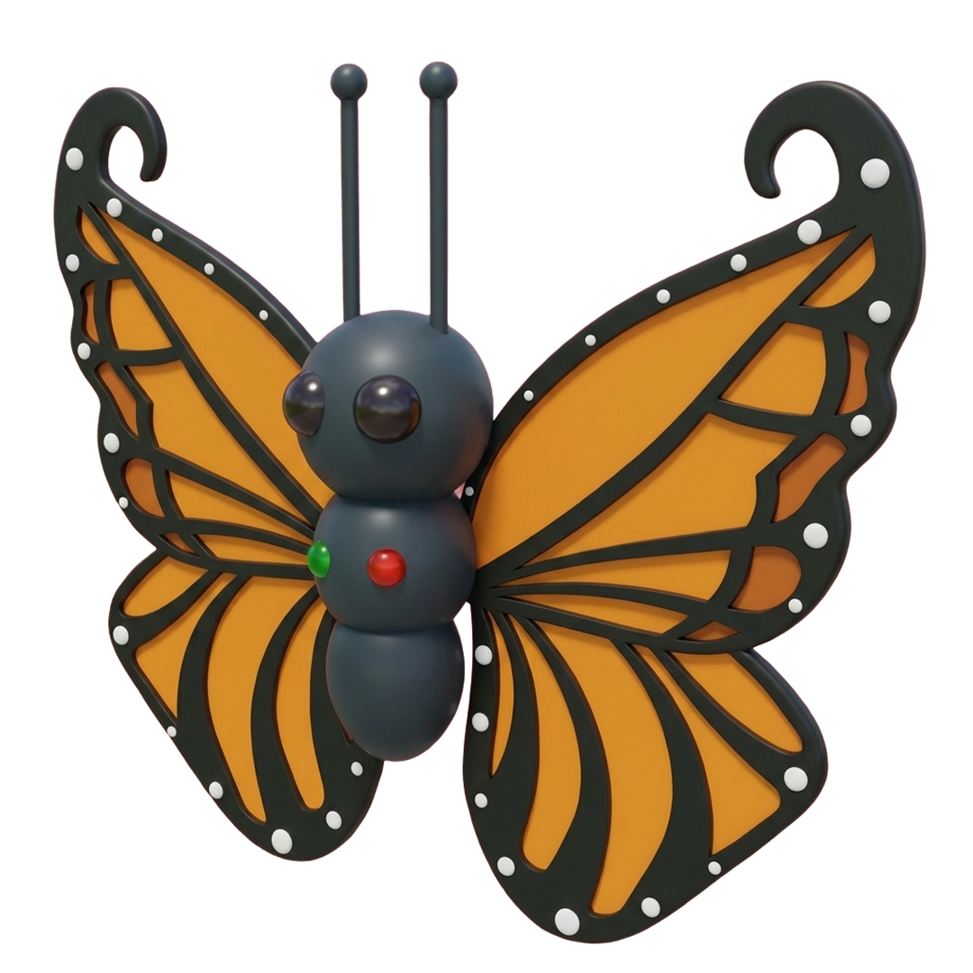 ⭐ FR Orange Butterfly - Adopt Me ⭐