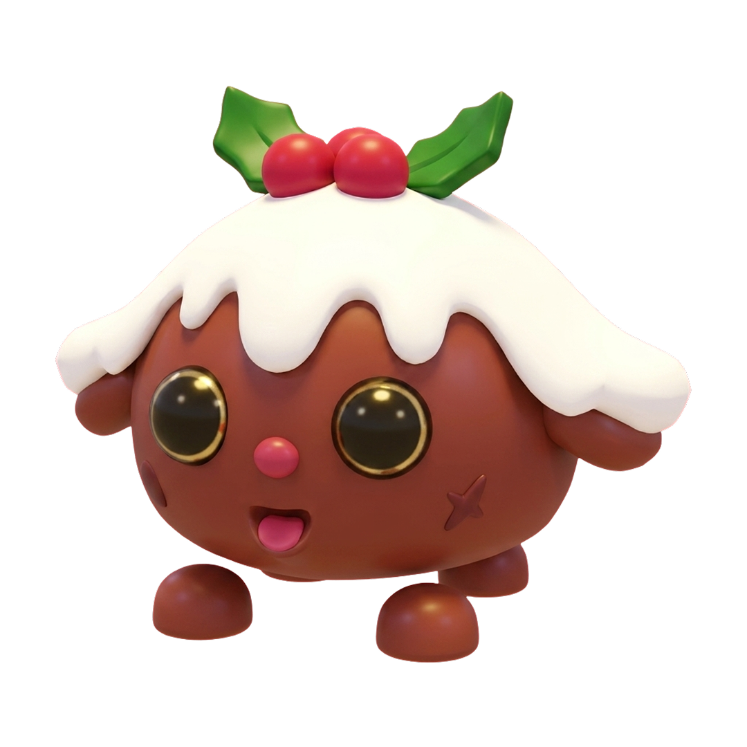 ⭐ M Christmas Pudding Pup - Adopt Me ⭐
